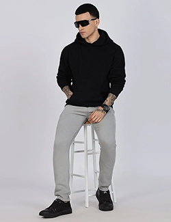 Grey Training Sweatpants for Athletes in Charlotte, NC Training sweatpants designed for athletes seeking comfort, durability, and active performance in NC.