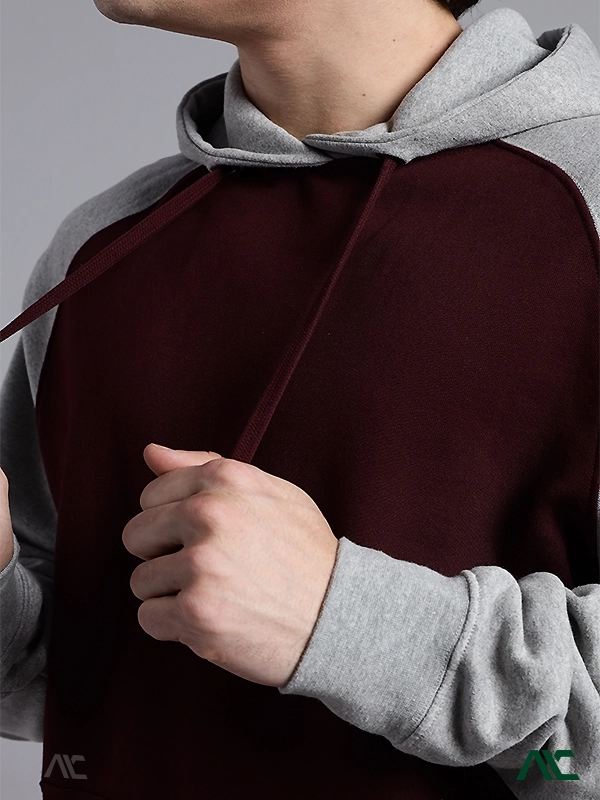 Custom Raglan Hoodie with Soft Fabric in Charlotte, NC Custom raglan hoodie made with breathable fabric designed for comfort & daily wear in Charlotte, NC