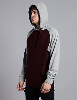 Raglan Pullover Hoodie with Perfect Fit in Charlotte, NC Raglan pullover hoodie designed for a perfect everyday fit with flexible fabric & smooth finish, NC