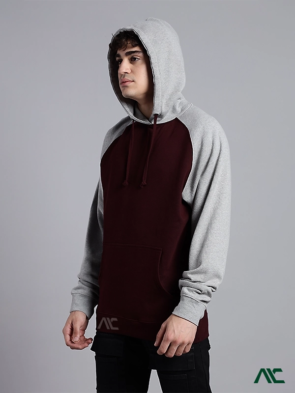 Raglan Pullover Hoodie with Perfect Fit in Charlotte, NC Raglan pullover hoodie designed for a perfect everyday fit with flexible fabric & smooth finish, NC