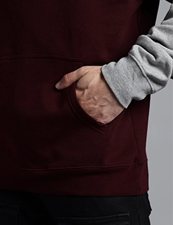 Raglan Pullover Hoodie with Functional Pockets in the States Raglan pullover hoodie with functional pockets for daily use and bulk apparel orders in the States