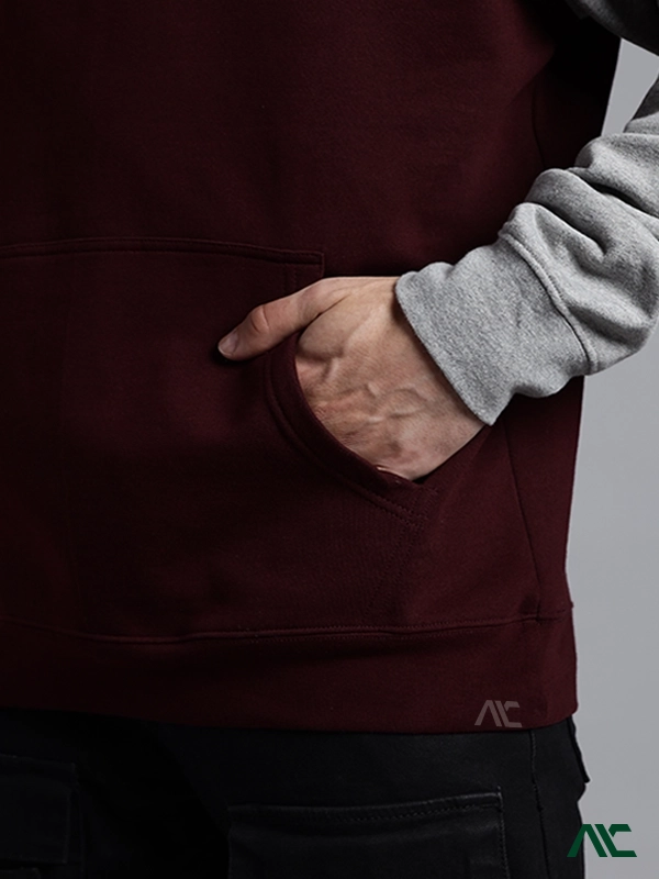 Raglan Pullover Hoodie with Functional Pockets in the States Raglan pullover hoodie with functional pockets for daily use and bulk apparel orders in the States