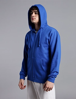 Soft Full-Zip Hoodie with Pockets Supplier in Charlotte, NC Full-zip hoodies offer soft, flexible comfort & dependable stitching for the brands in Charlotte, USA.