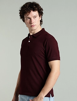 Men's Maroon Premium Polo Shirts Manufacturer in US Men's maroon premium polo shirts in US made with soft, durable fabric for style, comfort, and bulk orders