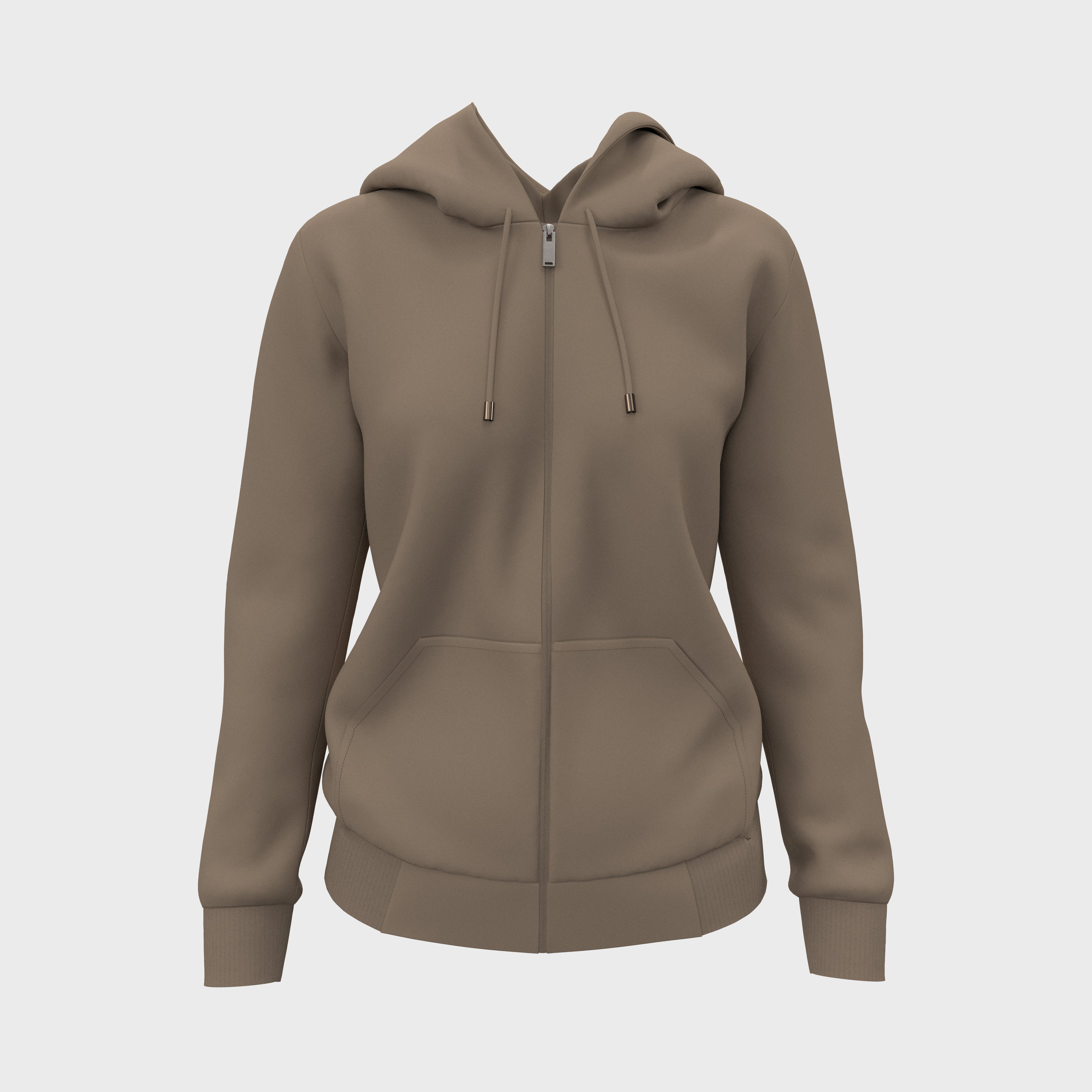 Womens FullZip Hoodies - [280GSM]